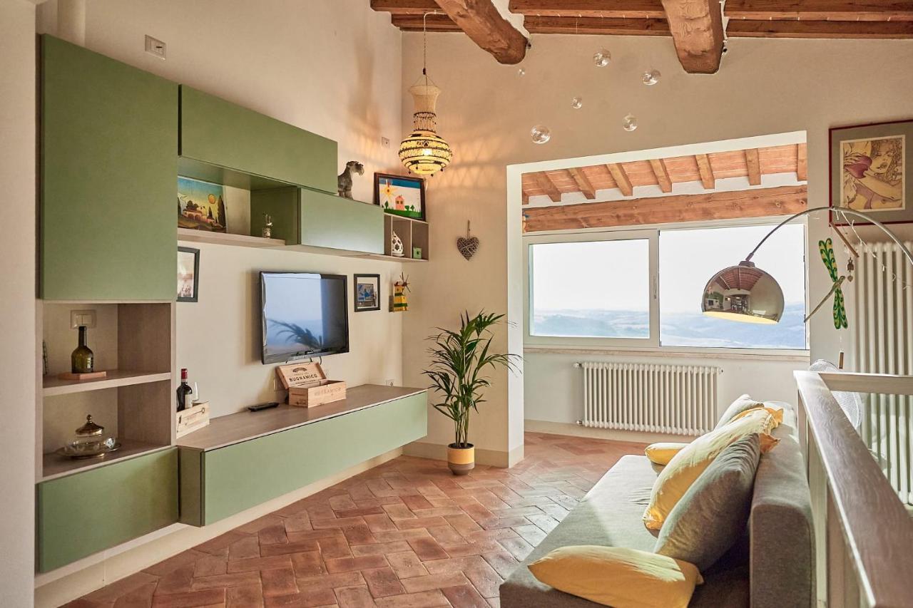 La Finestra - Centro Storico Montepulciano, Casa Panoramica. Villa Kültér fotó